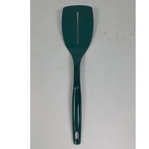 Vintage Foley Hunter Green Nylon Slotted Spatula Turner Kitchen Utensil 11.5 in